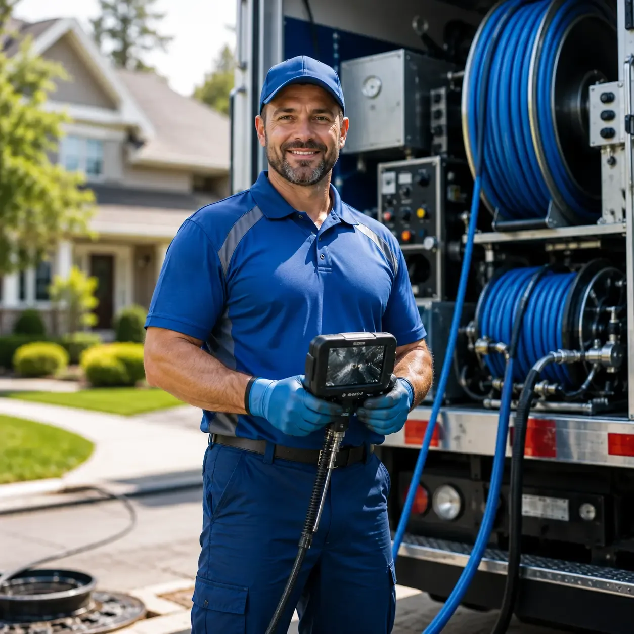 Local outdoor drain cleaning specialists in Bluff Springs, IL